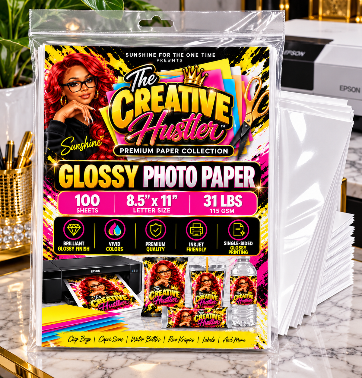 Glossy Photo Paper | Creative Hustler Premium Paper Collection