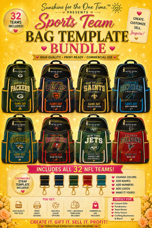 SPORTS TEAM BOOK BAG FAVOR PACK